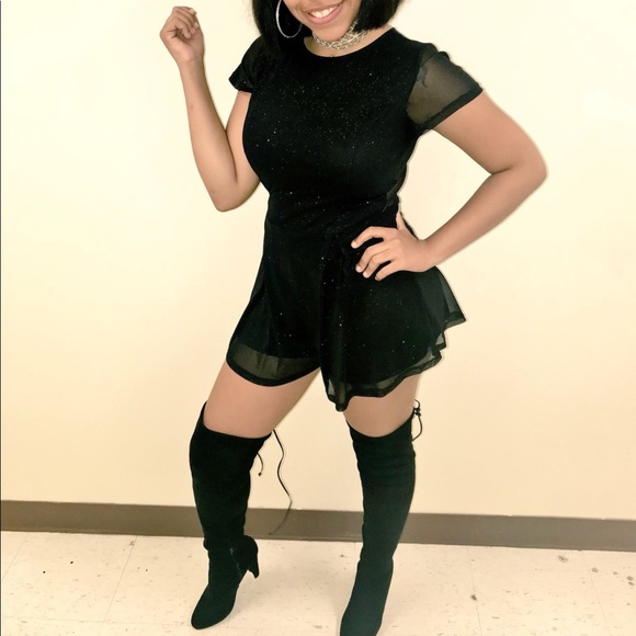 Black Romper - Picture 2 of 3